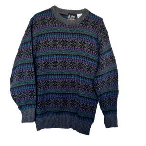 Eskimo Knitwear 100% Shetland Wool Sweater Medium